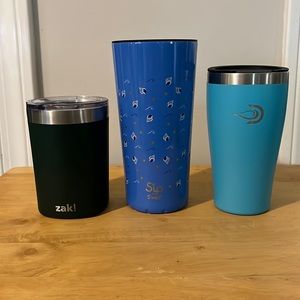 Lot of 3 coffee bottles